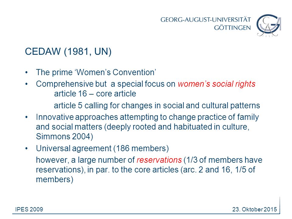Cedaw Convention Article 16